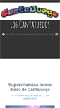 Mobile Screenshot of loscantajuegos.es
